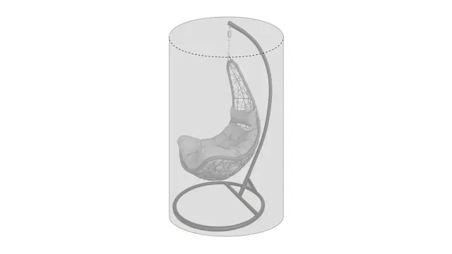 ACAMP hangstoel hoes 110x200 cm waterdicht PVC