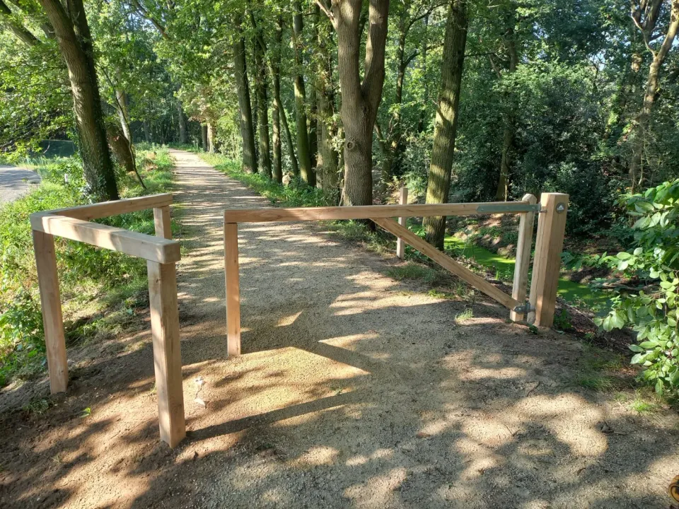 Jaap de Vries Producties Le Havre slagboom hout fietsensluis
