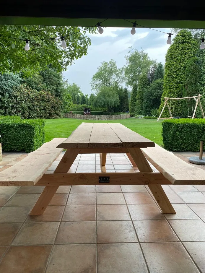 Jaap de Vries Producties Nevada 200 picknicktafel 6-8 pers douglas
