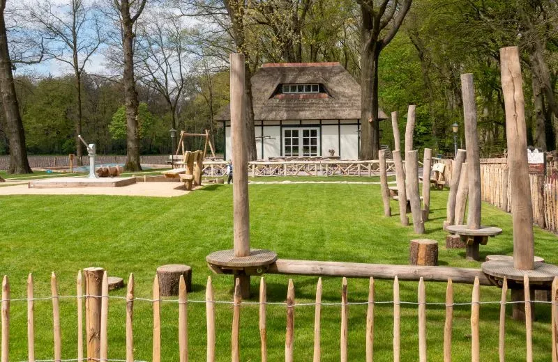 Jaap de Vries Producties Klauterpad speeltoestel hout combinatie
