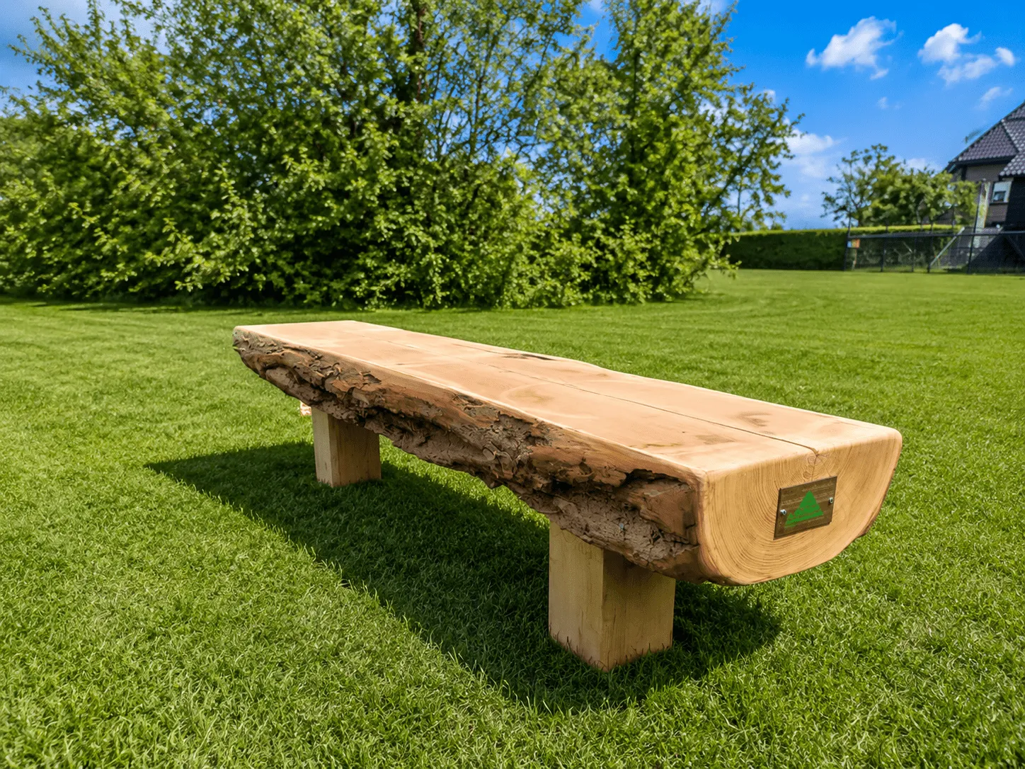 Jaap de Vries Portland parkbank hout 200 cm vlakke zitting