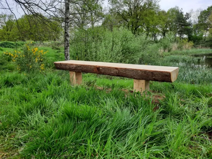 Jaap de Vries St. Louis parkbank eiken 200 cm
