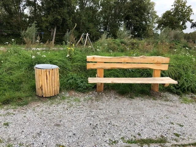 Jaap de Vries Indiana 200 parkbank 200 cm eikenhout