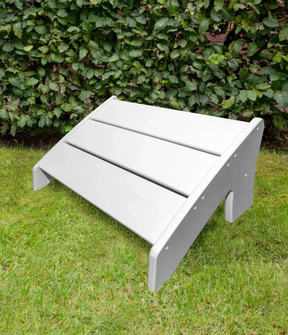 Comfychair Modern voetenbank wit weerbestendig