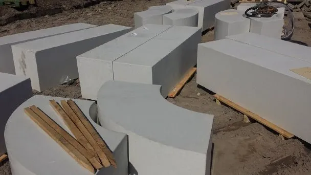 Groundlevel Samson EDY zitrand beton modulair