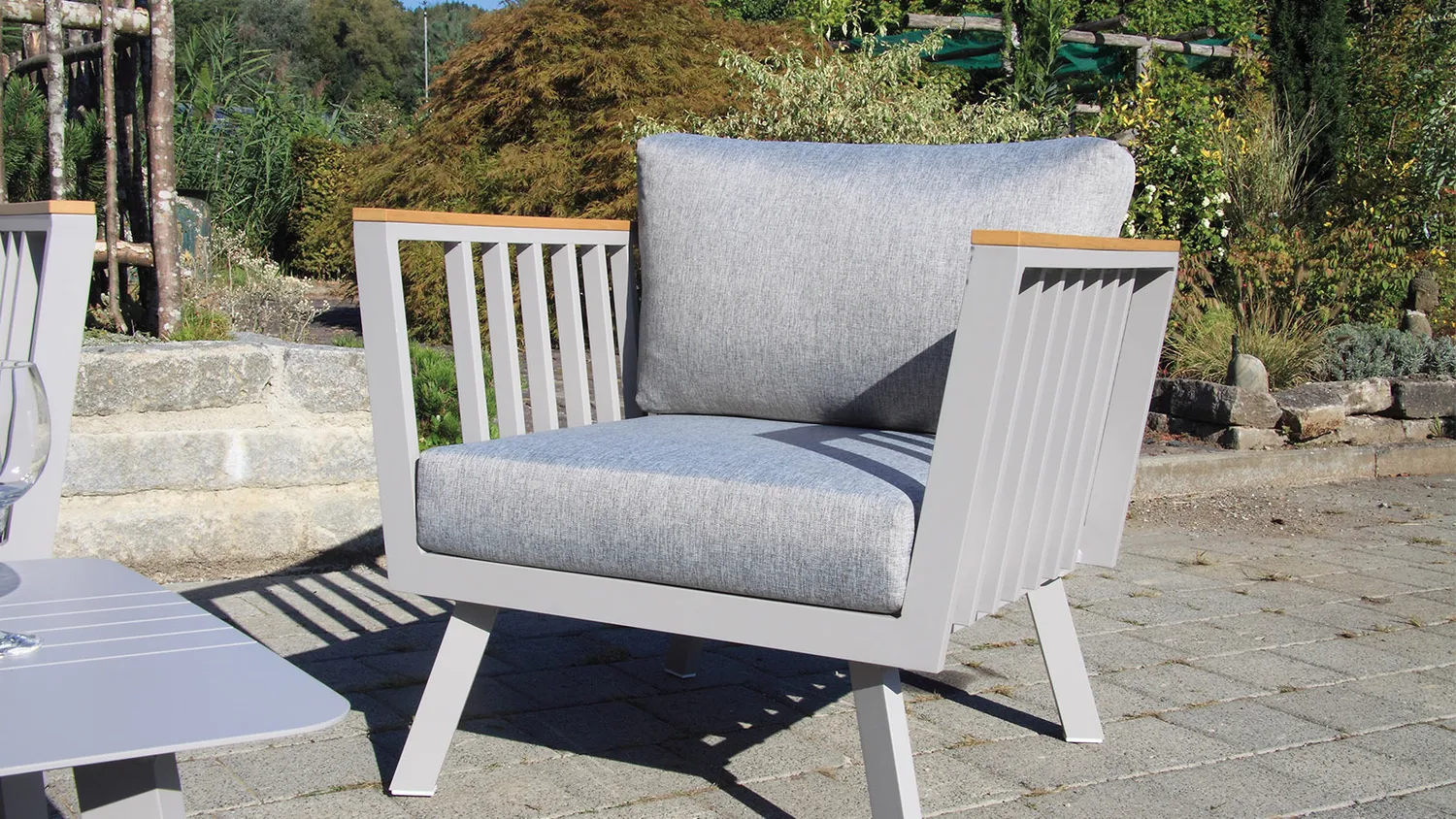 ACAMP Gondola loungeset 4-delig aluminium comfort