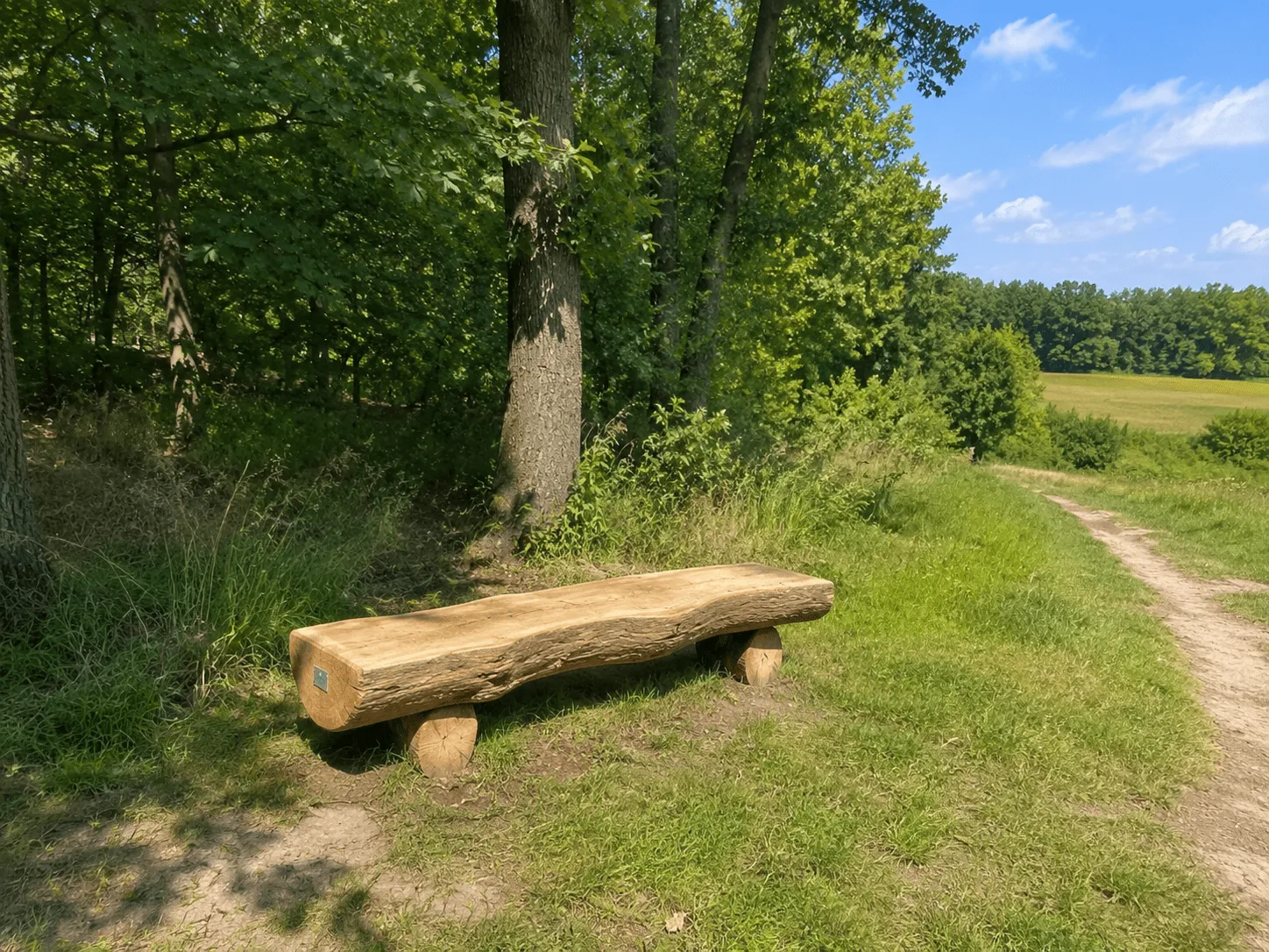 Jaap de Vries St. Louis parkbank eiken 200 cm