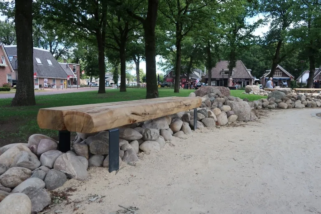 Jaap de Vries Swansea 200 parkbank eikenhout 200 cm