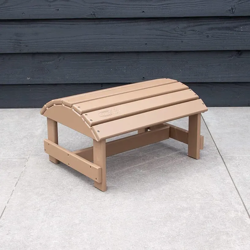 Comfychair voetenbank lichtbruin hocker