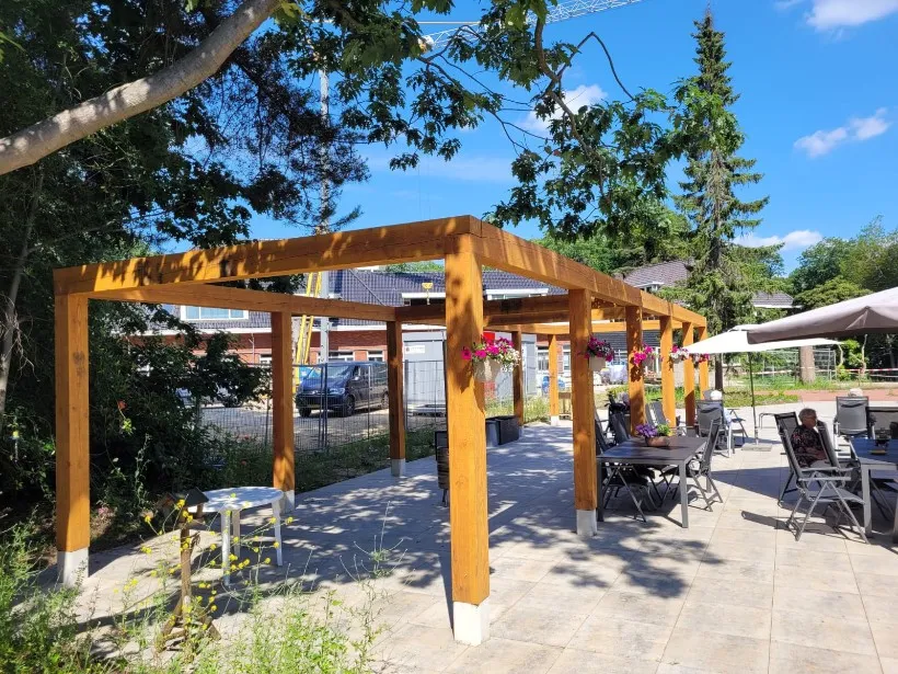 Jaap de Vries Producties pergola hout tuin