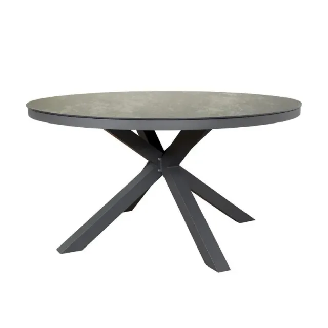 Lifestyle Bianca tuintafel rond 140 cm antraciet showmodel