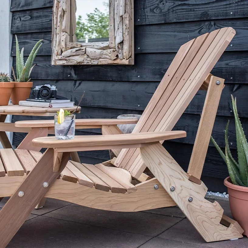 Comfychair Sun Lounger ligbed hout voorgemonteerd