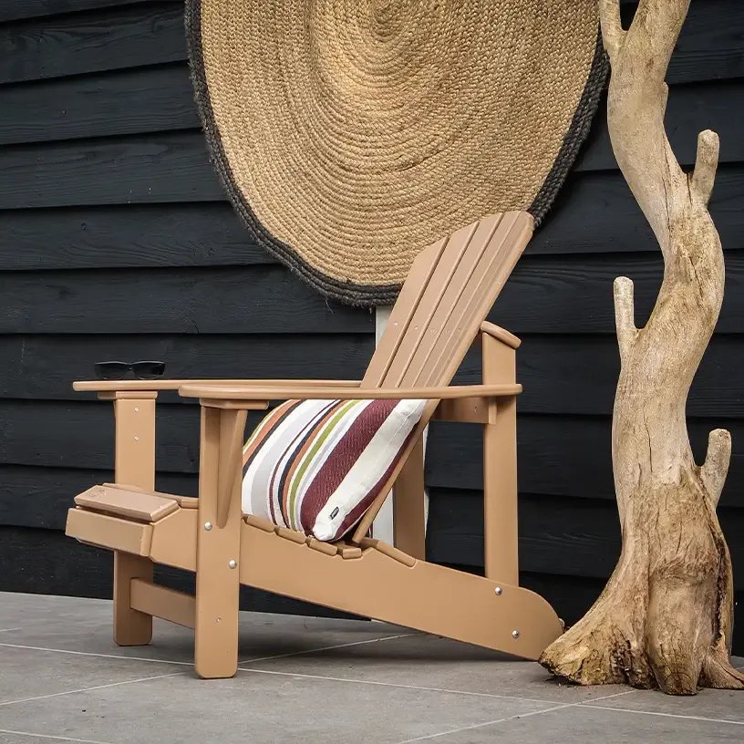 Comfychair Original Lichtbruine Tuinstoel Kunststof