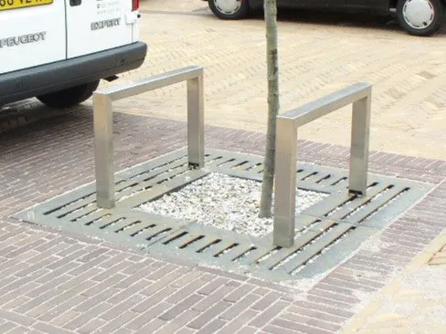Groundlevel Lateraal boombeugel 55cm staal verzinkt