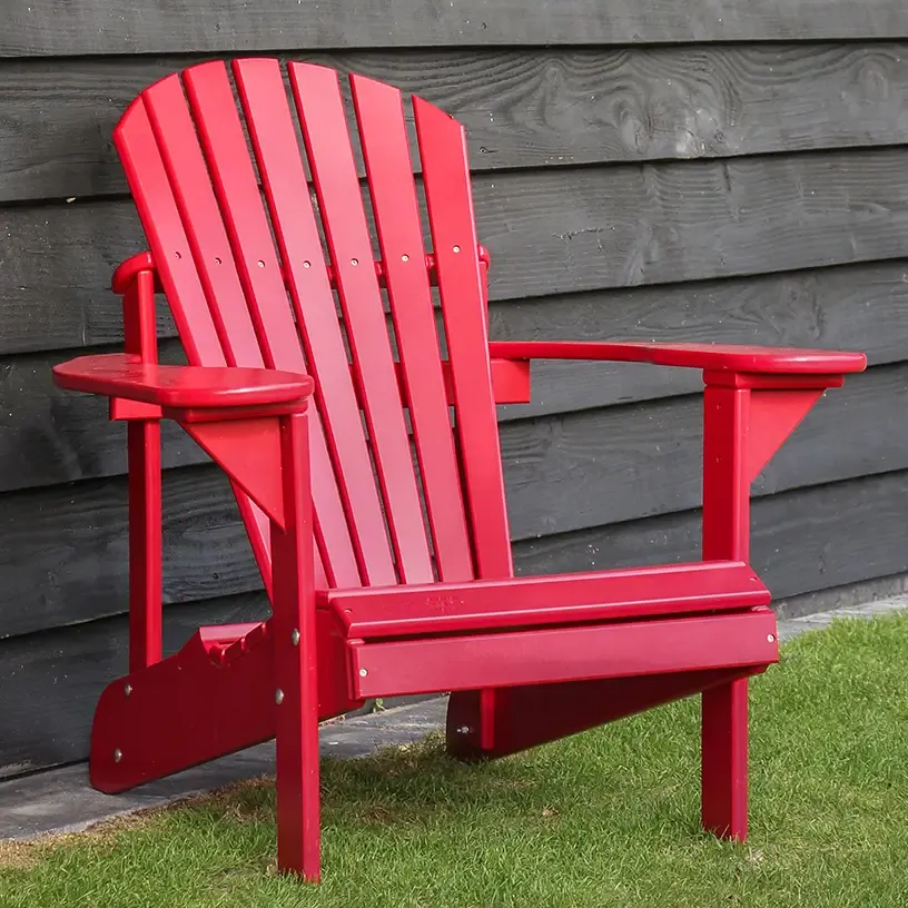 Comfychair Original tuinstoel rood weerbestendig kunststof