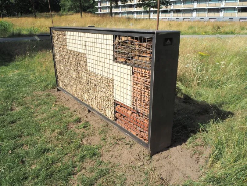 Jaap de Vries Lincoln insectenhotel cortenstaal