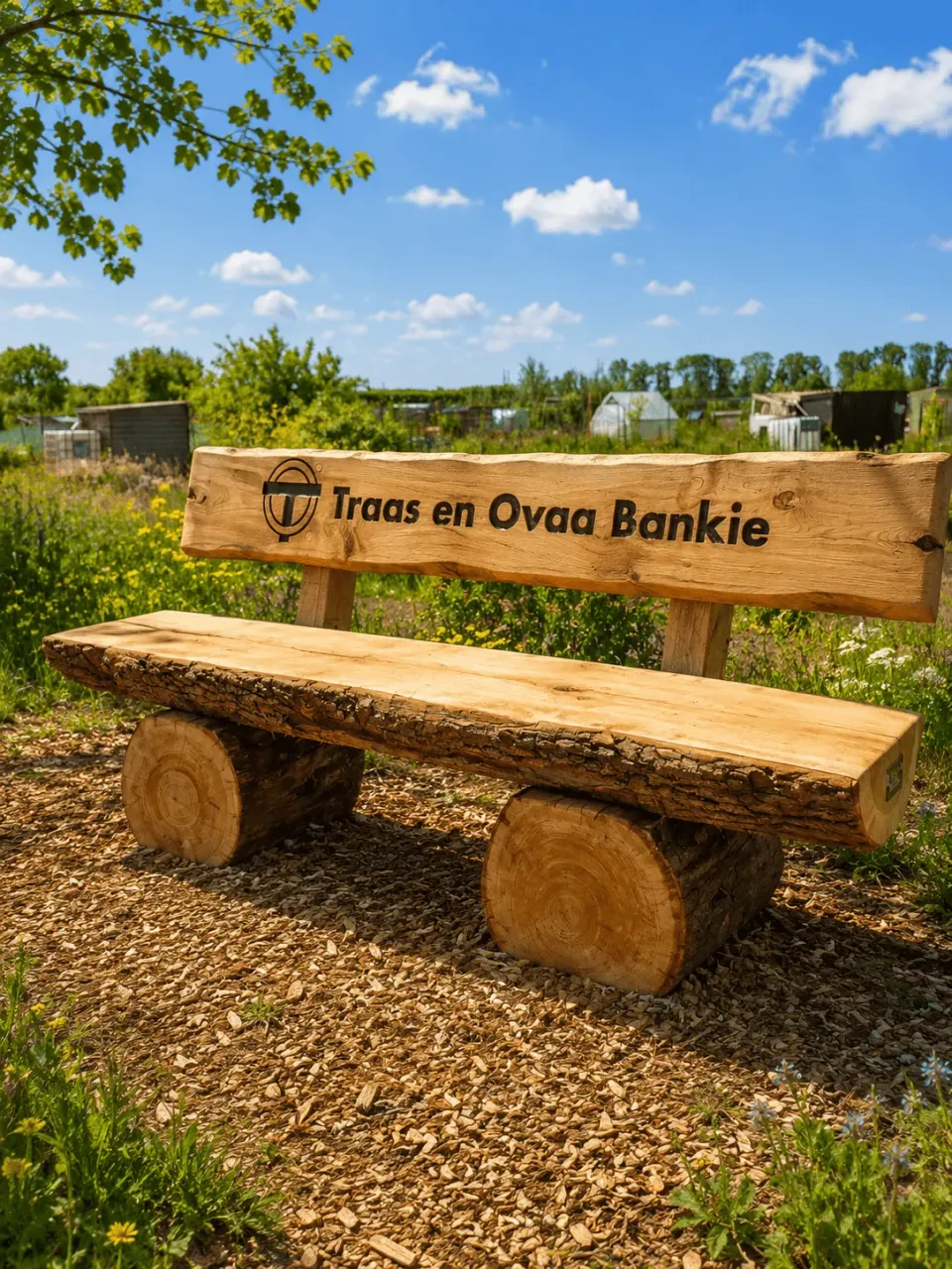 Jaap de Vries Toronto 200 parkbank 200 cm eikenhout