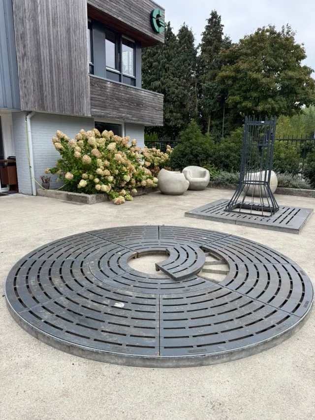 Groundlevel Samson Rondello boomrooster gietijzer Ø300 cm