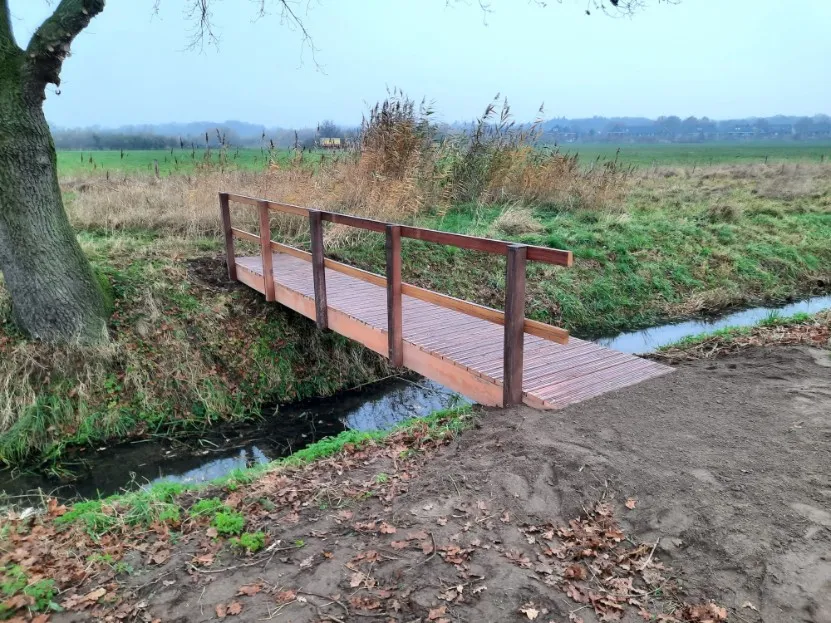 Jaap de Vries Nottingham wandelbrug hout 1 leuning