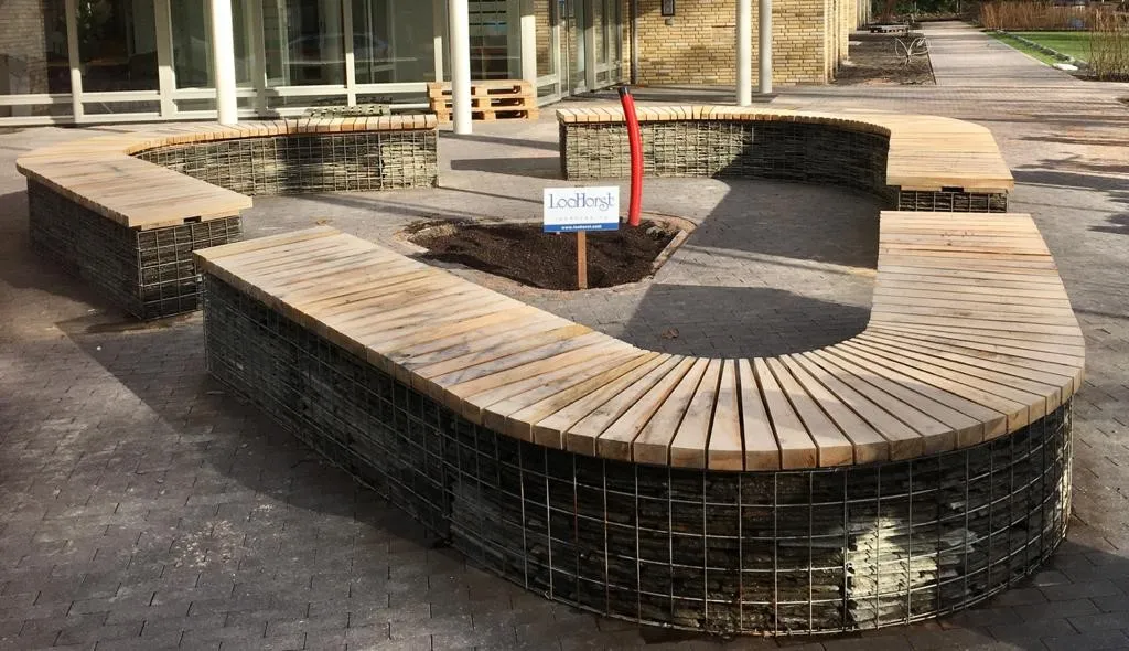 Jaap de Vries Hull Street Design zitbank staal eiken