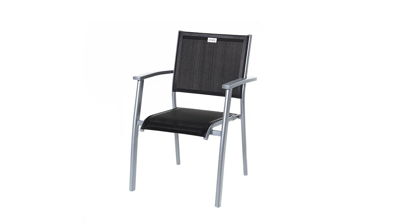 ACAMP Acatop Tuinstoel laag stapelbaar aluminium