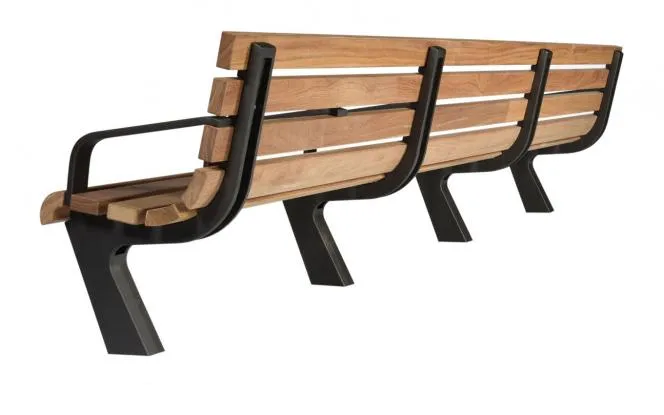 Groundlevel BRAVO zitbank hout 5,05 meter