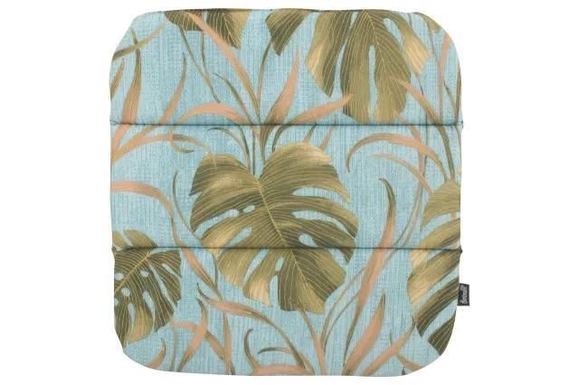 Hartman Summer zitkussen Delphine 41x40x3 cm blauw