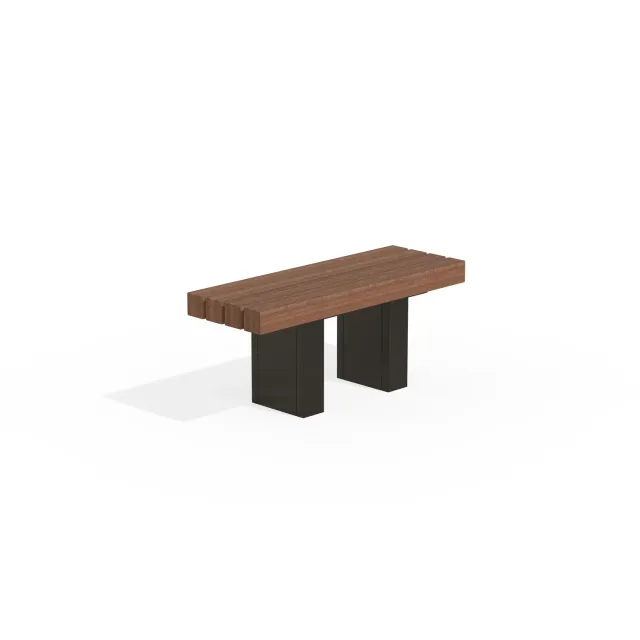 Groundlevel Samson Juul 1200x4-ZR vlakke bank 1200mm