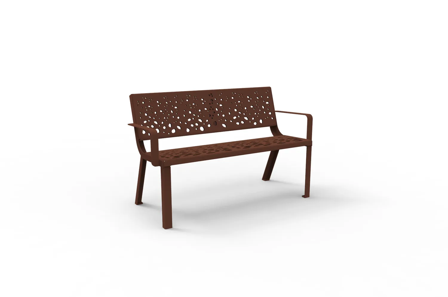 Inter Design Optima laser cut buitenbank staal