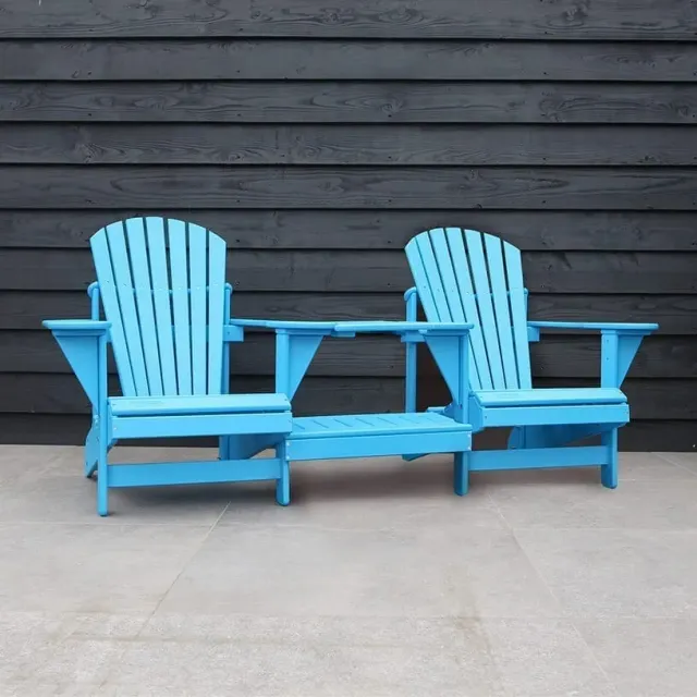 Comfychair Banco Tete-a-tete Recto tuinbank lichtblauw