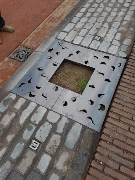 Groundlevel Samson boomrooster cortenstaal maatwerk