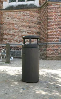 Groundlevel Samson Center afvalbak staal 70 liter
