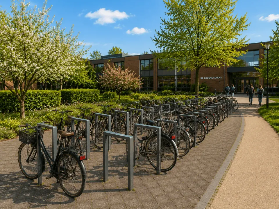 Jaap de Vries Pisa fietsnietje staal verzinkt 60-120cm