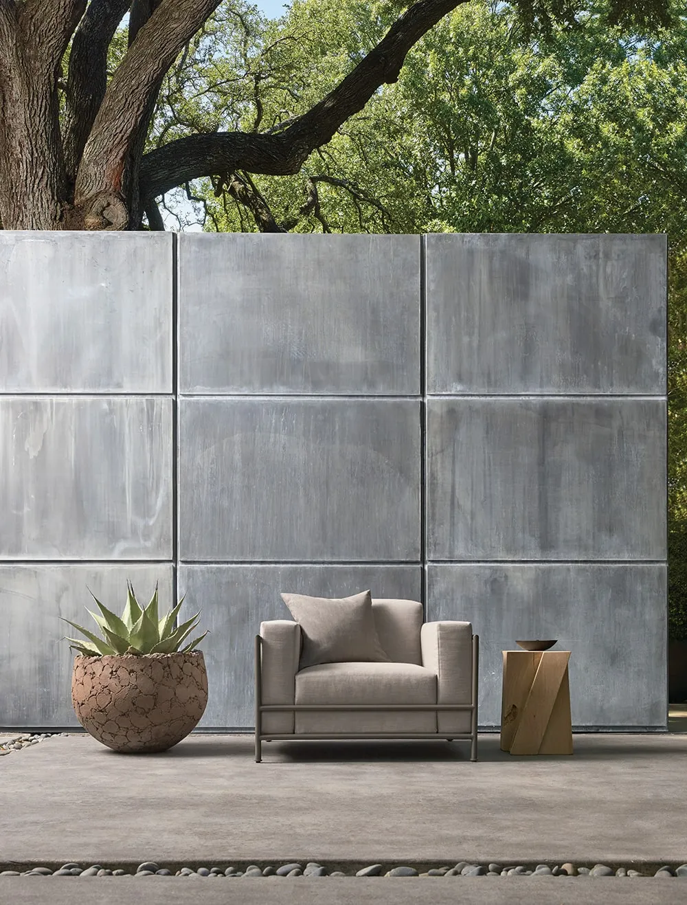 Sutherland Furniture Rough 'n Rowdy buitenstof per meter grof