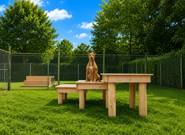Jaap de Vries Plateau hondenplateau Douglas set 3 stuks