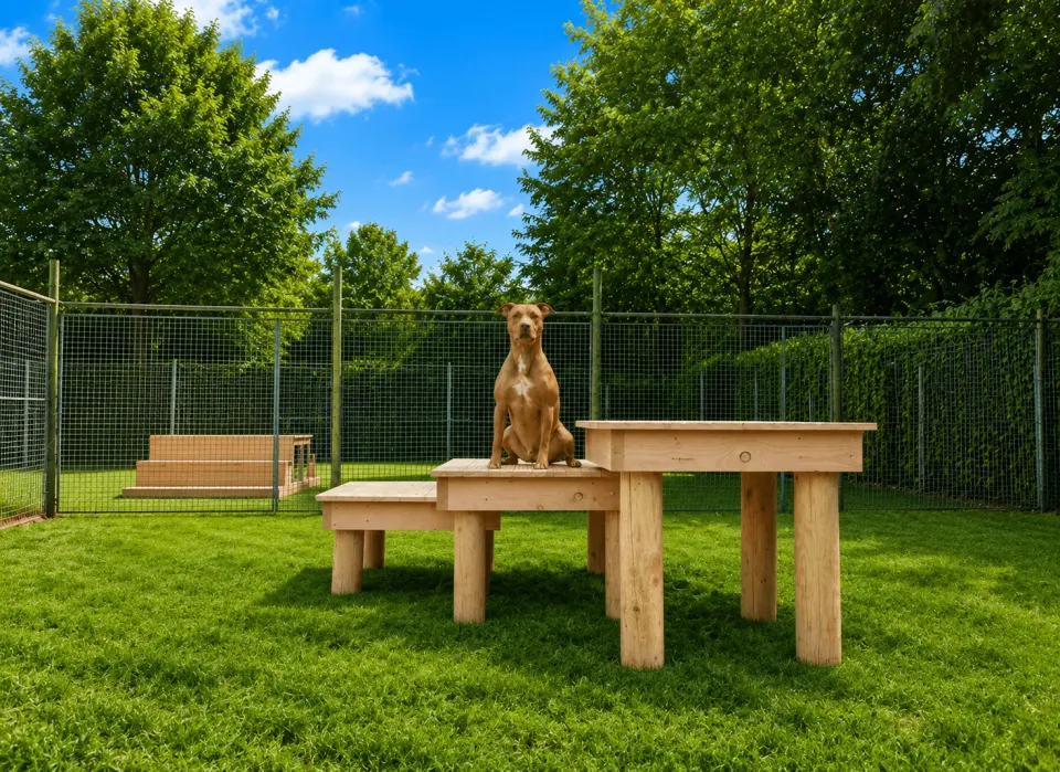 Jaap de Vries Plateau hondenplateau Douglas set 3 stuks
