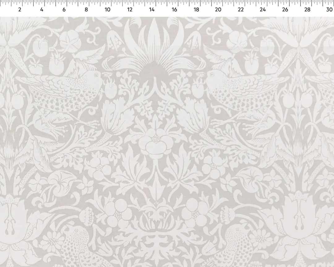 Sutherland Furniture Strawberry Thief plaid vogels