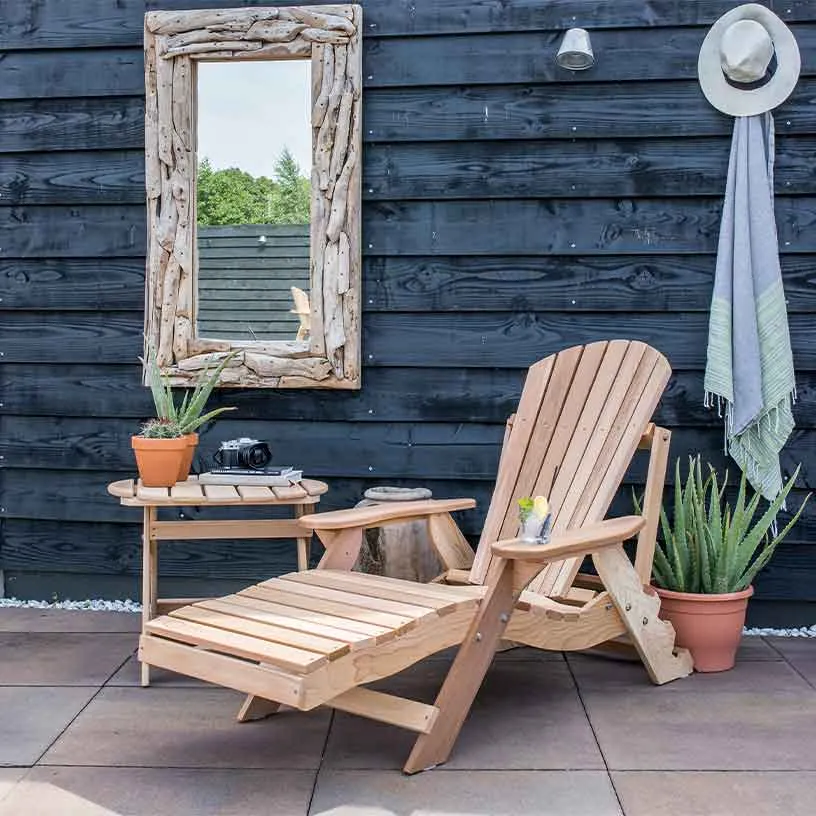 Comfychair Sun Lounger ligbed hout voorgemonteerd