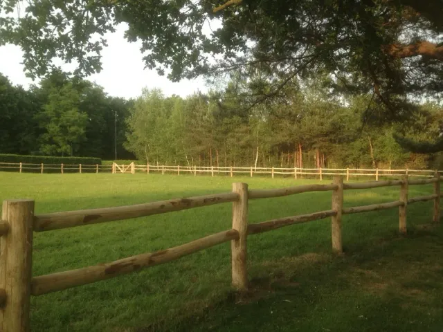 Jaap de Vries Producties Valence post rail hekwerk kastanje