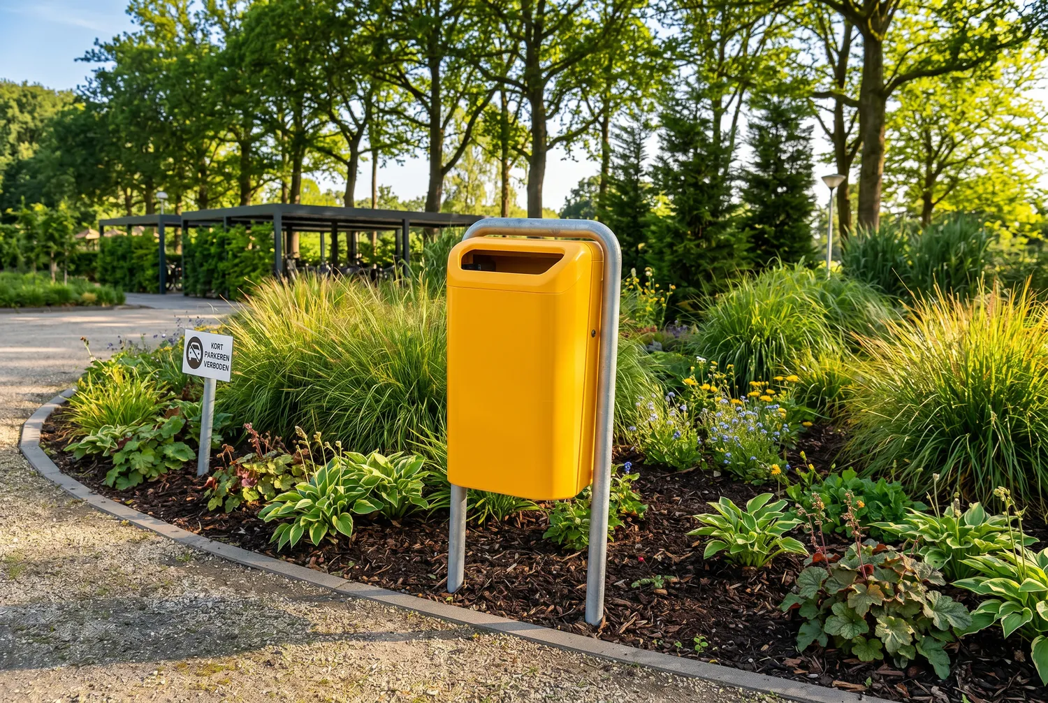 Inter Design Dulce afvalbak 50 liter buiten met voet