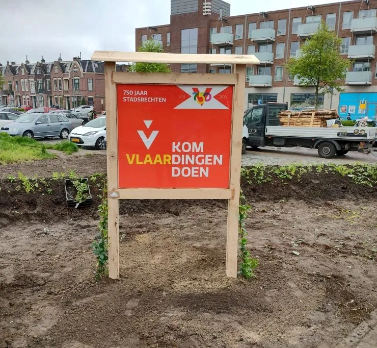 Jaap de Vries Amsterdam informatiebord eiken 1200x900