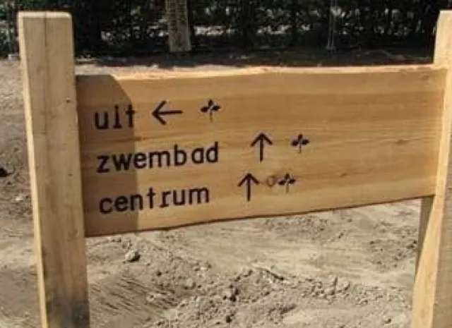 Jaap de Vries Ede graveerbord eikenhout landelijk