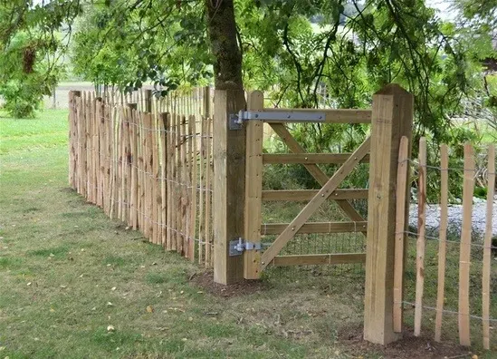 Jaap de Vries Producties Engels hekwerk 100 cm kastanjehout