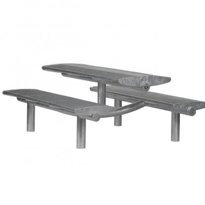 Groundlevel Senna picknicktafel staal 180x155 cm groep