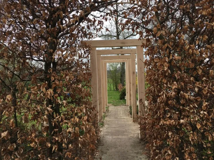 Jaap de Vries Producties Heuvelrug pergola eikenhout maatwerk