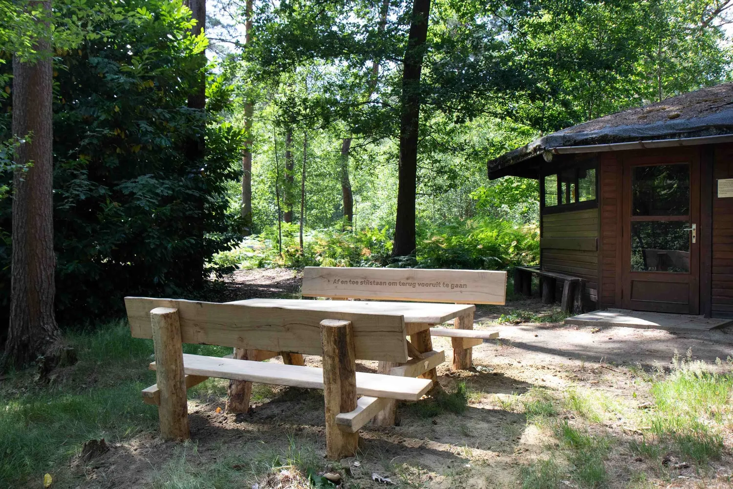 Jaap de Vries Producties Jackson parkbank set eiken 4-8 pers