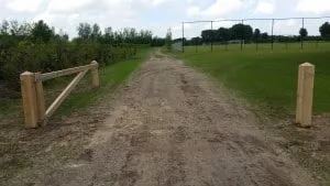 Jaap de Vries Producties Metz slagboom eikenhout tot 500 cm
