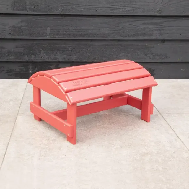 Comfychair Voetenbankje Kunststof Pastelrood