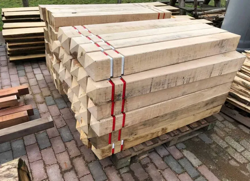 Jaap de Vries Producties Wenen antiparkeerpaal 11x11x150 eikenhout