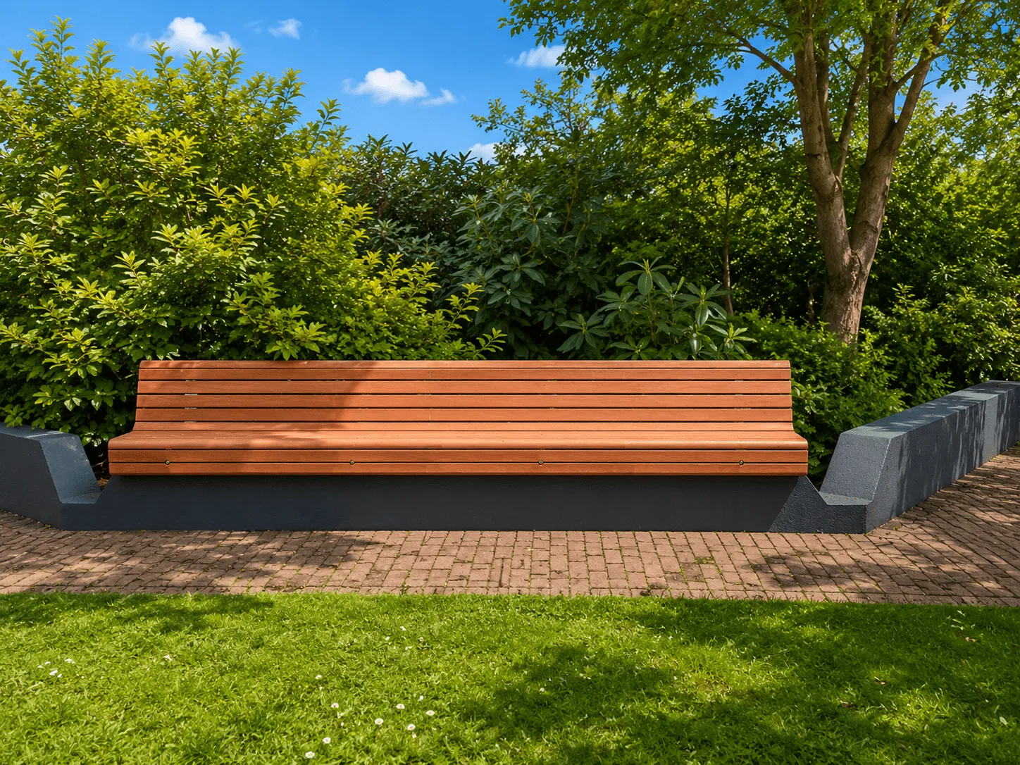 Jaap de Vries Producties Key West parkbank 300 cm hardhout